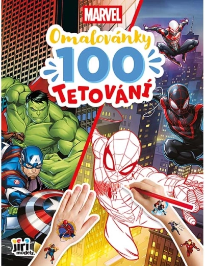 Kolorowanki i 100 tatuaży Marvel