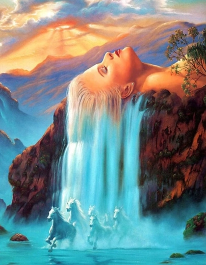 Diamentowe malowanie Śnienie 30 × 40 cm