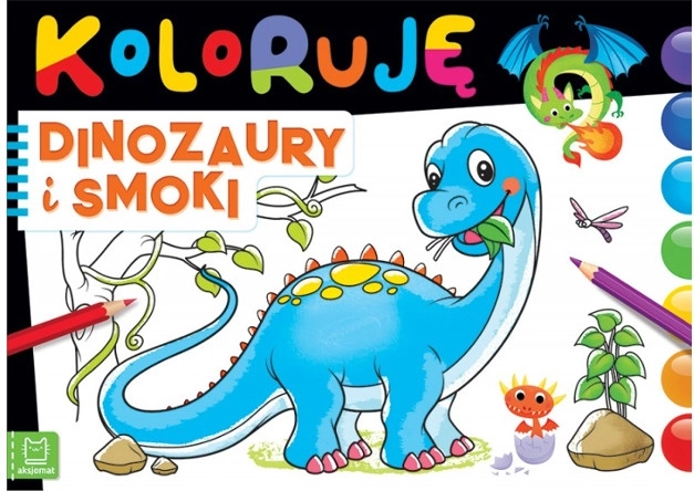 Kolorowanki – dinozaury i smoki