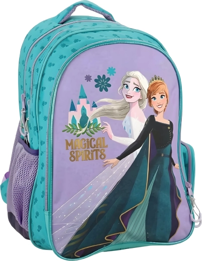 Plecak szkolny Frozen Magical Spirits turkusowy