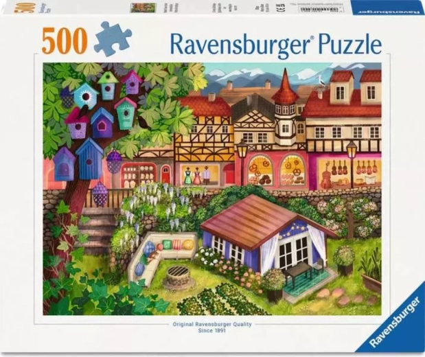 Ravensburger Puzzle Miasteczko targowe 500 elementów