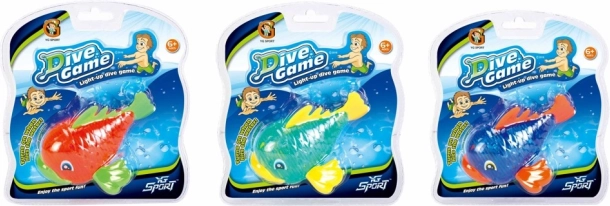 Nurkać rybka z podświetleniem do wody