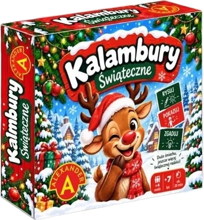 Świąteczne kalambury Renifer