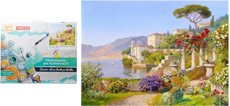 Malowanie po numerach – W ogrodzie