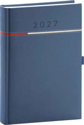Notique dzienny terminarz Tomy 2027 niebiesko-czerwony 15 × 21 cm