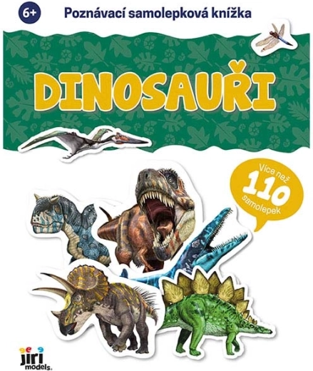 Poznawcza książeczka z naklejkami Dinozaury