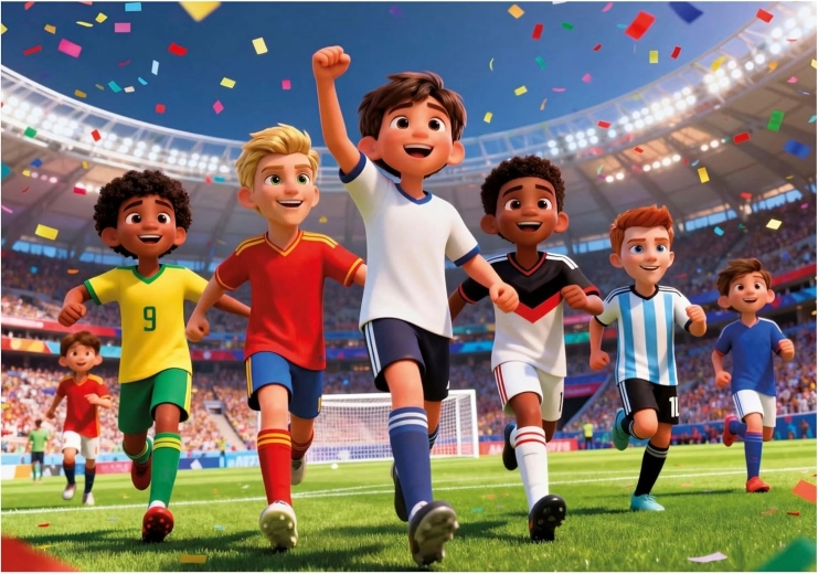 Educa puzzle Piłkarski świat 300 elementów