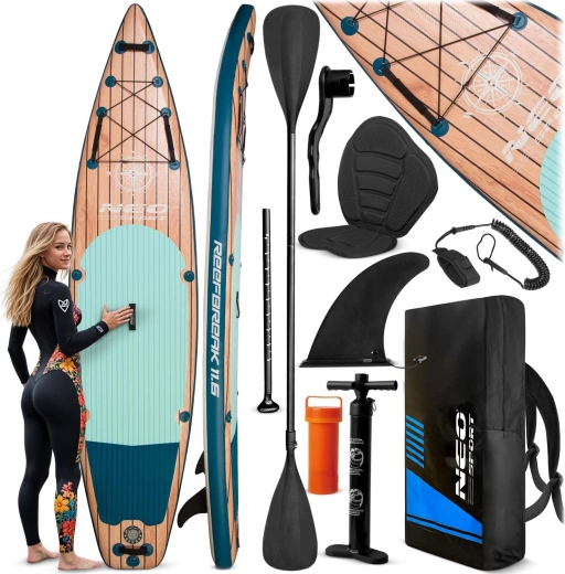 Nadmuchiwany paddleboard Reefbreak 350 × 81 × 15 cm Neo‑Sport