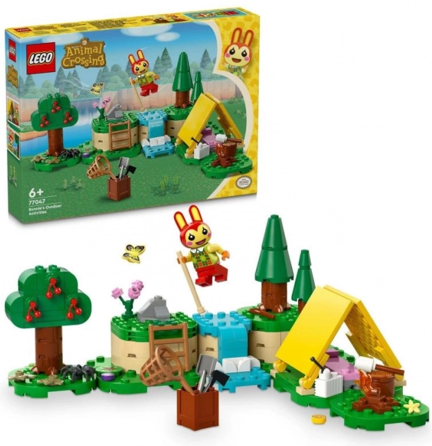 Lego Animal Crossing plenerowa zabawa z Bunnie – zestaw kempingowy dla dzieci