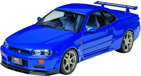 Plastikowy model samochodu Nissan Skyline GT‑R V