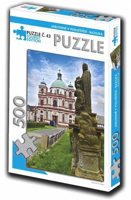 Puzzle Jablonné v Podještědí – bazylika, edycja turystyczna, 500 elementów