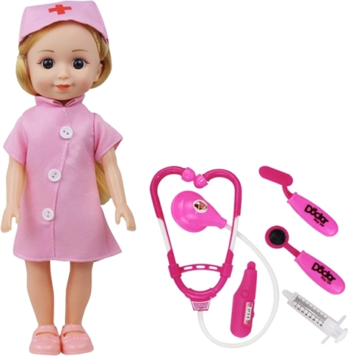 lalka pielęgniarka z akcesoriami