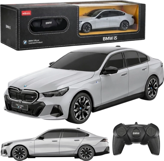 Model RC BMW i5 1:24 szary – zdalnie sterowane auto RASTAR