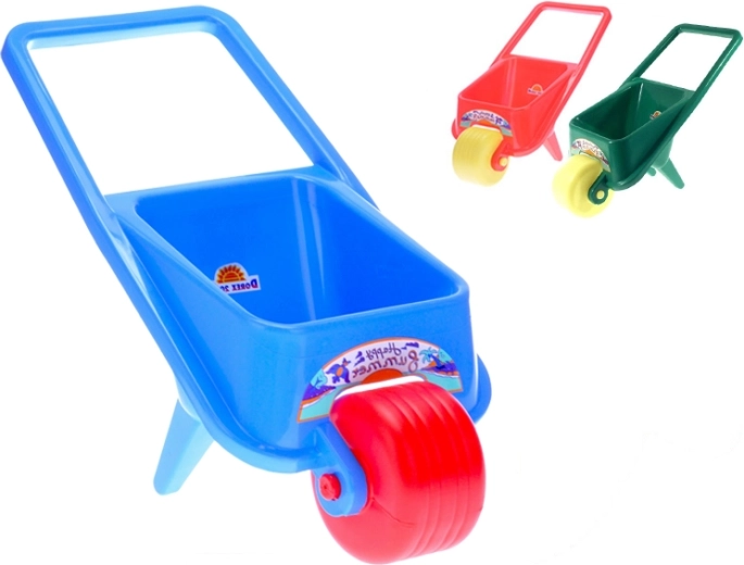 Dziecięca plastikowa taczka do piasku 53 cm – 3 kolory