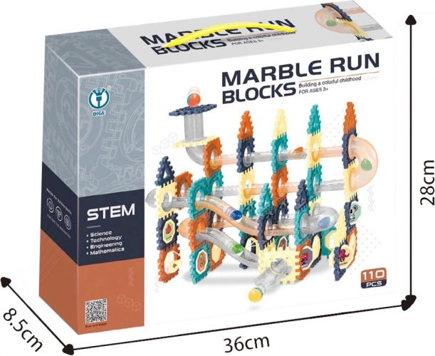 Tor kulkowy – zestaw konstrukcyjny 110 szt.