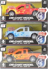 Metalowy jeep z napędem wstecznym i otwieranymi drzwiami