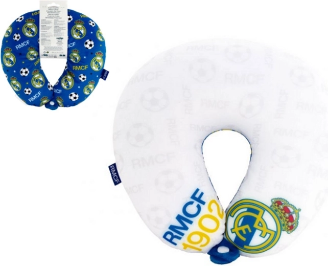 Podróżna poduszka na szyję Real Madrid 28 cm