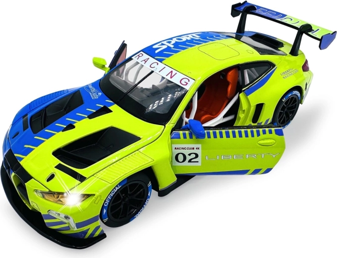 JAMARA BMW M4 GT3 metalowy model w skali 1:24, zielony