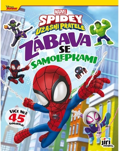 Książeczka z naklejkami Spidey – zabawa z naklejkami