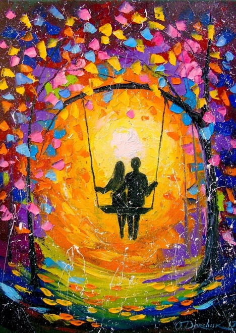 Puzzle Romantyczna miłość 1000 elementów