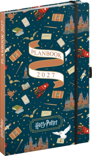 Notique planbook – terminarz i notes Harry Potter – Hogwarts Express 2027, 13 × 21 cm