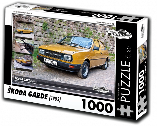Puzzle RETRO-AUTA Škoda Garde 1000 elementów