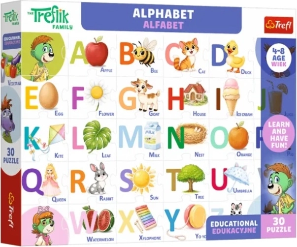 Puzzle Edu alfabet 30 elementów