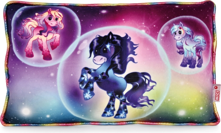 Poduszka NICI Pony Starflower 43 × 25 cm Green
