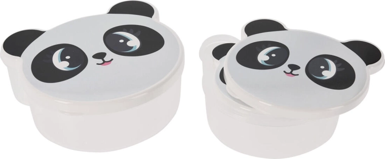 Dziecięce pudełka śniadaniowe Zwierzątka, zestaw 4 szt. (200–750 ml)