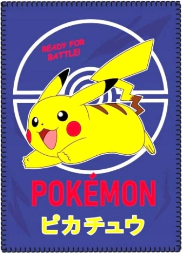 Koc polarowy Pokémon 100 × 140 cm