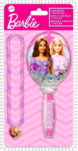 Zestaw naszyjnika i szczotki Barbie