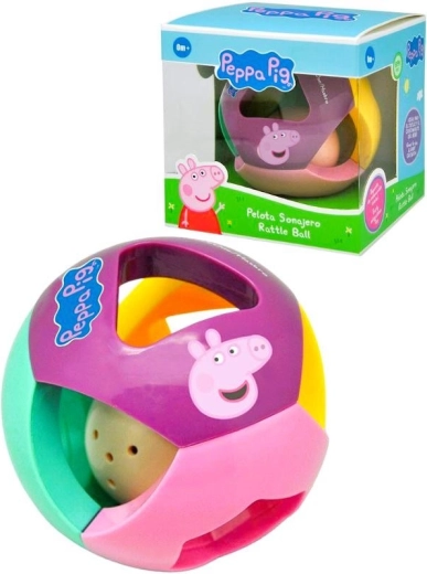 Grzechocząca piłeczka Peppa Pig - 1 szt.