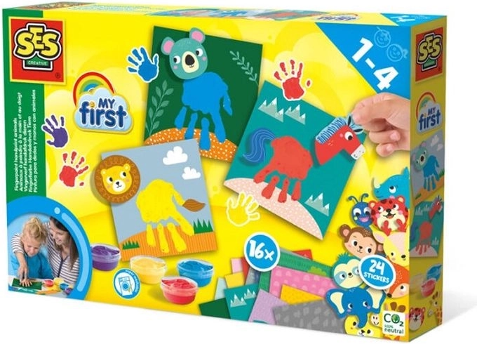 SES Creative My first malowanie palcami – zwierzątka