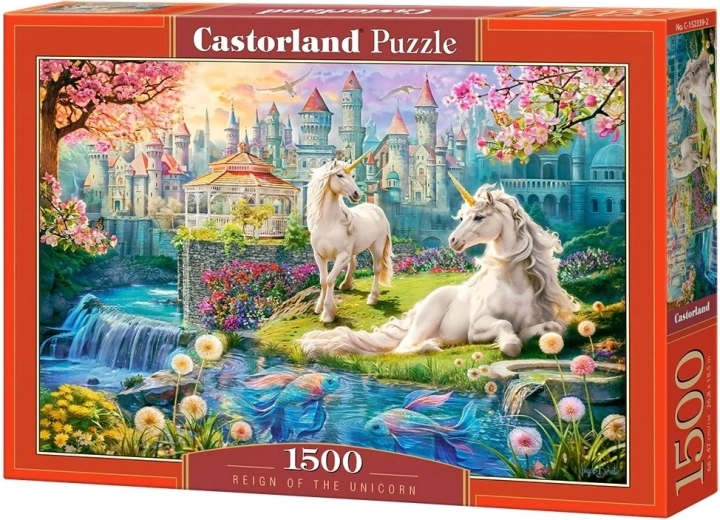 Puzzle Castorland Królestwo Jednorożca 1500 elementów