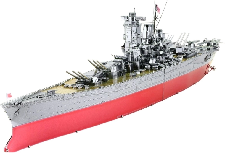 Metal Earth ICONX 3D metalowe puzzle – pancernik Yamato