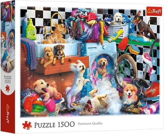 Puzzle Psie szaleństwo 1500 elementów