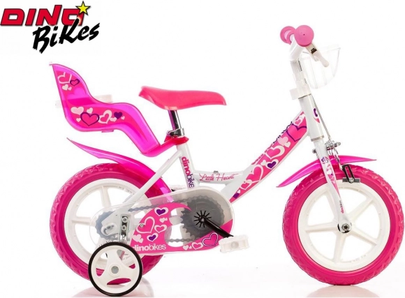 Dino Bikes Rower dziecięcy biały 12" 2017