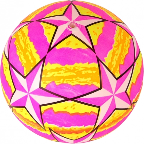 Gumowa piłka 22 cm Różowa