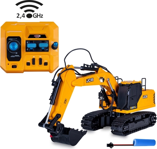 Koparka gąsienicowa RC JCB 1:26 z zestawem wyburzeniowym