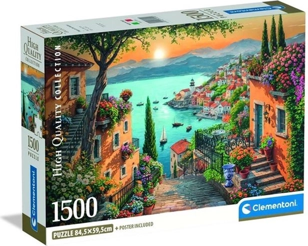Puzzle Clementoni Compact Steps to the Harbor 1500 elementów