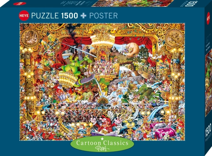 Puzzle Heye Cartoon Classics: Chaotyczna opera, 1500 elementów