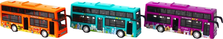 Dwupoziomowy autobus ze światłem i dźwiękiem Sparkys