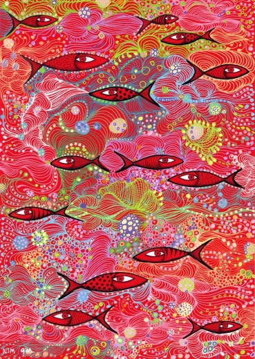 ENJOY puzzle intensywnie czerwone 1500 elementów