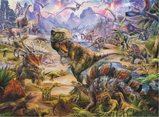 Puzzle 2D 300 elementów dinozaury RAVENSBURGER