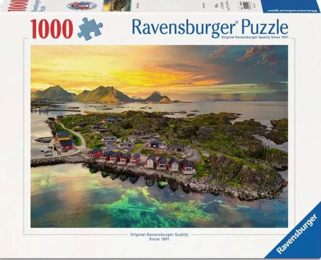 Puzzle Ravensburger Lofoty, Norwegia 1000 elementów