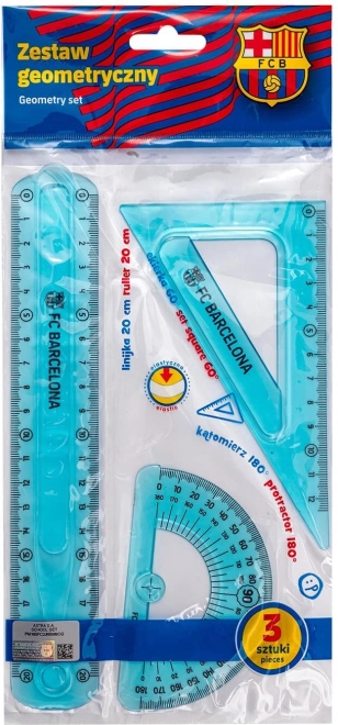 Zestaw linijek FC Barcelona 3 szt.