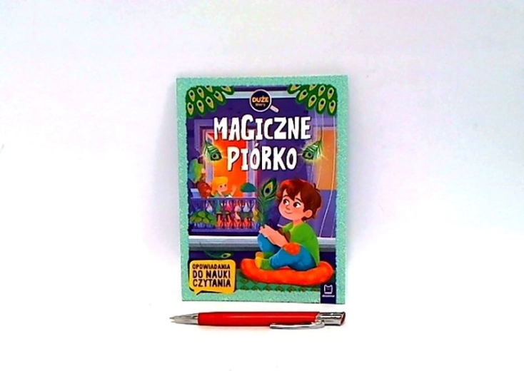 Magiczne piórko – duże litery: nauka czytania