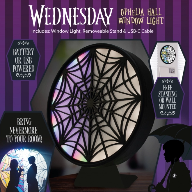 LED światło okno Środa