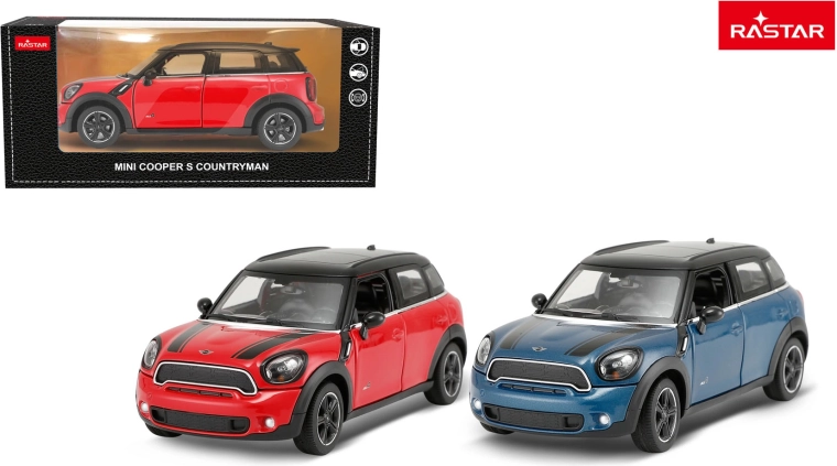 Model auta Rastar Mini Countryman 1:24 niebieski