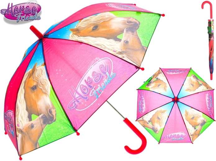 Dziecięcy parasol Horse Friends 70 × 60 cm
